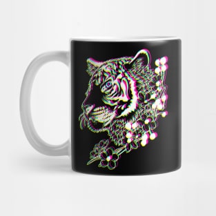 3D effect tiger Mug